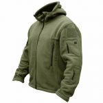 Tactical Recon Fliisist jakk Army Hoodie Kaitsepolitsei Hoodie Combat T&auml;ist&otilde;mblukuga 3XL roheline