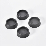 4 TK Vibratsioonisummutid pesumasin TPR libisemisvastane p&otilde;rutuskindel kuivati ​​kummist jalad must 4PCS must