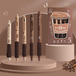 4/5/6/7tk Fashion Geelpliiats Simplicity Korea &uuml;hev&auml;rviline seeria kirjatarvete geelpliiats 0,5 mm musta tindiga v&auml;ljal&otilde;igete albumi pliiats Armsad kirjutustarbed 5pcs