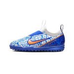 Nike Zoom Mercurial Vapor 15 Academy CR7 TF GS Azulejo Laste tossud Sinine Valge Concord DV8190-182 36