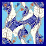 Kvaliteetsed luksuslikud siidist sallid peapael Sallid kaelasall naistele kett siidist sall naiste dekoratiivne sall 90*90cm