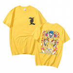 Anime Death Note T-s&auml;rk Shinigami Ryuk T-s&auml;rk Crewneck Unisex naiste &uuml;lisuured s&auml;rgid Kerged Yagami L&middot;Lawliet vintage gooti T-s&auml;rgid L