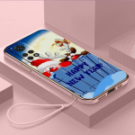 Luksuslik kaetud TPU telefoni&uuml;mbris koos kaelapaelaga Xiaomi Poco F4 F5 M4 M5 X3 X4 X5 13T Redmi Note 10S 11S 10C 13C &uuml;mbristele A2 uusaasta j&otilde;ulukujundusega kaas Xiaomi Poco F1