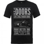 1968 The Doors Live at Hollywood Bowl Rock Unisex T-s&auml;rk S