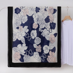 Suvine r&auml;tik mitmeotstarbeline naiste puuvillane linane tr&uuml;kitud sall, soe v&auml;limine lilleline mood naiste siidist sall pikk sall 180*90cm