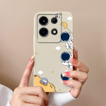 Itel A60s A04 A05s Tecno Camon 20 Pro Infinix Note 30 Pro VIP Zero 30 &uuml;mbrise kate Armas astronauti pehme silikoonkest p&otilde;rutuskindlad matt kaitserauad. Infinix GT 10 Pro