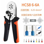 Torukujuline pressklamber pressimine tangid Elektrilised klemmid juhtmetele varrukad &uuml;henduskomplekt torude pressimine pressimisr&otilde;ngad p&otilde;rkratas HSCB6-6