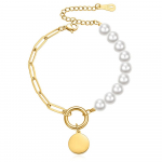 Simple Ins tehisp&auml;rl v&auml;ike v&auml;rske mood naiste k&auml;ev&otilde;ru titaanterasest s&otilde;brap&auml;eva kingitus naiste v&auml;ike ripatsk&auml;ev&otilde;ru kuld