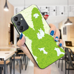 V&auml;rvitud mustriga telefoni&uuml;mbris P&otilde;rutuskindel pehmest silikoonist TPU kaitsev telefoni&uuml;mbris Samsungi kaanele Samsung A01