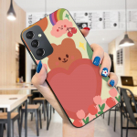 V&auml;rvitud mustriga telefoni&uuml;mbris P&otilde;rutuskindel pehmest silikoonist TPU kaitsev telefoni&uuml;mbris Samsungi kaanele Samsung A01