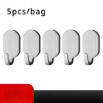 Aukuta konksud tugevad kleepuvad konksud multifunktsionaalne liim kandev seinaripp 5pcs