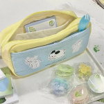 Armas kassiga prinditud pliiatsikott K&otilde;rge v&auml;&auml;rtusega t&uuml;druku s&uuml;damest kirjatarvete kott, suure mahutavusega &otilde;pilaste pliiatsiga kirjatarvete karbi hoiukott