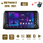icreative UAZ Patriot 3 jaoks 2016&ndash;2021 koos nupunupuga Androidi autoraadio multimeediumipleier Navigatsioon stereo GPS 2 Din 1+16 GB 1+16GB