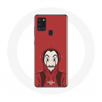 Samsung Galaxy A21S &uuml;mbris la casa de papel maalimaski dali