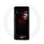 Samsung Galaxy s10 pluss Luciferi seeria musta taustaga &uuml;mbris