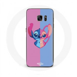 &Uuml;mbris Samsung Galaxy S6 edge Stitch ja ingelsinine roosa