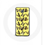&Uuml;mbris Samsung galaxy J3 Butterflies kollase taustaga