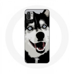 &Uuml;mbris Xiaomi Redmi Note 10 5G Siberian Husky Blue Eyes jaoks