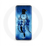 &Uuml;mbris Samsung Galaxy A8 Plus Blue unen&auml;op&uuml;&uuml;dja ​​jaoks