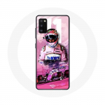 Coque pour Oppo A16 Formule 1 Sergio P&eacute;rez Pilote de F1 Rose