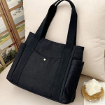 Suure mahutavusega l&otilde;uendist kandekotid t&ouml;&ouml;le s&otilde;itmiseks Kandekott Kolledži stiilis &Uuml;li&otilde;pilasr&otilde;ivaste raamat &Otilde;lakott must