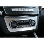 Car Central control air conditioner outlet adjustment panel Frame Trim For Mercedes Benz GLE GLS ML GL Class W166 2013- Option C