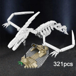 KAZI dinosaurused ehitusplokid fossiilsed killud Tyrannosaurus mudel tellised kaunistused m&auml;nguasjad kingitused lastele