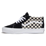 Vans Sk8-Mid Reissue 83 LX Ruuduline - Must Unisex tossud Valge VN000CQQ2BO 37