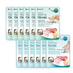 Epielle Intensive Repairing Coconut Hand Pack 6p + Foot Pack 6p, 1 set