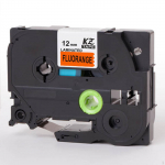 12mm Label Tape Maker Easy to Use Suitable for Indoors and Outdoors Labeling PT-1010 oranž