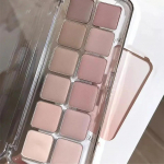 12 Color Eyeshadow Tray Natural Brightening Full Matte Earth Color Waterproof Contouring Eyeshadow palette Lasting Setting Women's Student Makeup