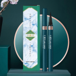 Sleeping Silkworm Contorting Eyeliner Veekindel higistamiskindel looduslik kolmem&otilde;&otilde;tmeline kiiresti kuivav p&uuml;siv Setting Liquid Eyeliner geelpliiats must