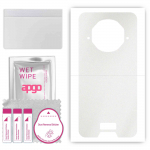 apgo Protective Skin Sticker for the back compatible with Doogee V10, Wrap Film, Foil, Vinyl - Pattern Matte Transparent