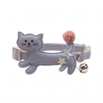 Lemmiklooma kaelarihm Armas t&auml;iuslik kingitus velvetist Cartoon Kitty muster lemmiklooma kaelakee kaelarihm sinine