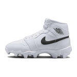 Air Jordan 1 Mid Cleat GS Valge Must Laste Tossud HF6883-100 38