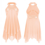 T&uuml;drukud Litrid L&uuml;&uuml;riline Ebaregulaarne Tantsukleit Kaasaegsed Kost&uuml;&uuml;mid Kammisole Kleidid Imelik kost&uuml;&uuml;m 5-6 Years t&uuml;rkiissinine