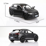 5-tolline metallist autosimulatsioon survevalu ja m&auml;nguasjas&otilde;iduk Volkswagen T-ROC maastur RMZ city 1:36 sulamist mudelikingitused lastele