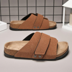 Suvised sussid naiste pl&auml;tud Meeste paksu tallaga libisemisvastased sisejalatsid Paarisussid naiste pehmed paksud platvormid 46 khaki