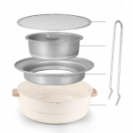 Majapidamises kasutatavad k&ouml;&ouml;gin&otilde;ud grillgrrill &otilde;ues grill telkimisahi suveaed s&ouml;egrill kaasaskantav &uuml;mmargune BBQ grill no Baking tray