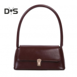 Naiste &otilde;lakott, sile veekindel kunstnahk, &uuml;hev&auml;rviline kaasaskantav lukuga suletav kaenlaaluse kott edasi-tagasi reisimiseks tutvumisk&auml;ekott must