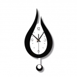 Moodsa Vee Disain Seinakell Loominguline Akr&uuml;&uuml;l Pendelkell Kodu Magamistoa Elutoa Kontori Kaunistamiseks Vaikne Aeg must