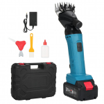 9-hambaline 6-k&auml;iguline reguleeritav liitium-ioon villak&auml;&auml;ride komplekt Liitium-ioon raseerimismasin k&auml;&auml;rimismasin EU Plug & 1 Battery roheline