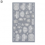 K&uuml;&uuml;nte reljeefne kleebis pitsi lillekujuline tagakleeps &uuml;li&otilde;huke graveeritud naturaalne manik&uuml;&uuml;r k&uuml;&uuml;nedekoratsioonid E