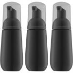 3 tk 2 untsi vahupudel, 60 ml t&uuml;hi reisivahupumba dosaator k&auml;teseebi, ripsmete puhastusvahendi, &scaron;ampooni reisipudelite jaoks 60ml