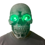 Halloweeni &otilde;udusmask L&otilde;uasuu Liigutatav Kolju Lateksmask Kolju Cosplay Rekvisiidid glowing green