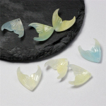 10 tk 17x19 mm atsetaatplaadist nikerdatud kolmem&otilde;&otilde;tmelised kalasaba helmed Moeehted Aksessuaarid DIY k&auml;sitsi valmistatud juuksen&otilde;elade tarvikud 10pcs about 17x19mm