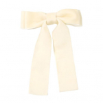 Ribbon Bowknot Decor juuksen&otilde;el Libisemisvastane juukseklamber Peapael Scrunchy hobusesabahoidja Naiste T&uuml;drukute Dekoratiivne Juuste Aksessuaar valge