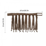 Octopus Heatless Juuksekoolutaja Kuumadeta juukserullid EI Kuumakahjustusi Pehme peapael Peale kinnitatav uinumispulgad Juuste kujundamise t&ouml;&ouml;riistad pruun