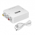 Mini-AV-HDMI-adapter RCA-HDMI-&uuml;hilduv muundur HD 1080P 1920*1080 AV2HDMI tugi NTSC PAL-v&auml;ljund AV-HDMI-sse
