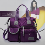 Multifunktsionaalsed vabaaja k&auml;ekotid naistele Suure mahutavusega Messenger Tote Nailonist Crossbody kotid &Otilde;lakott Totes Bolsa Feminina lilla